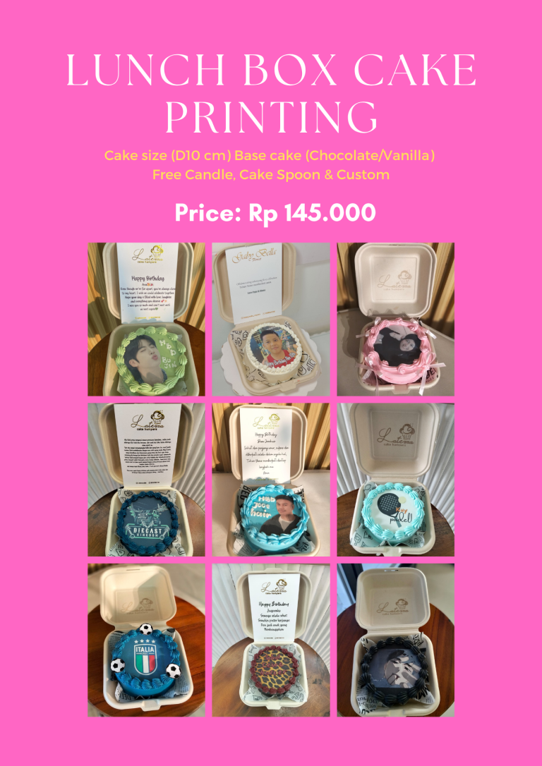 lunch box cake printing