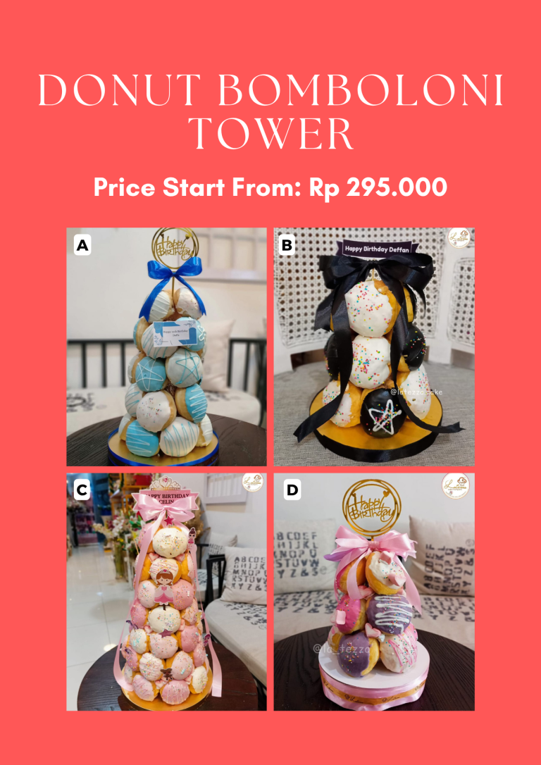 donut bomboloni tower