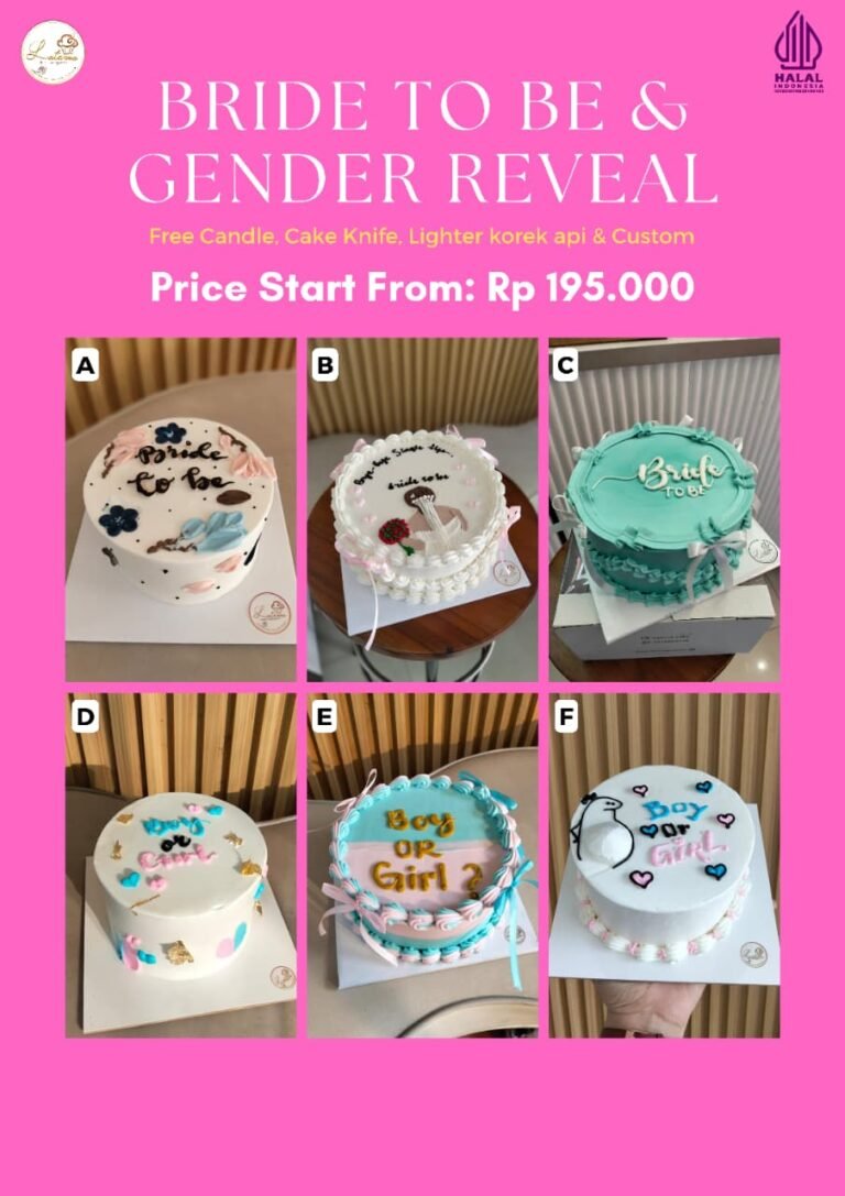 BRIDE TO BE & GENDER REVEAL Latezza Cake