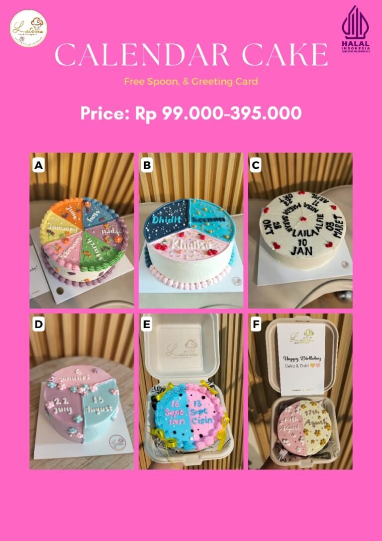 CALENDAR CAKE Latezza Cake